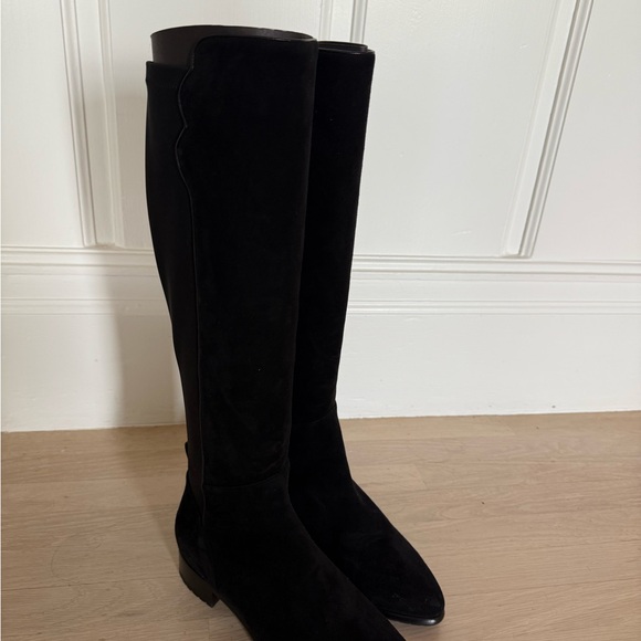 Sarah Flint “Perfect Stretch Boot 30” Black Suede Boots - Picture 5 of 5